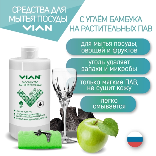 Внимание: грандиозное снижение цен на средства для мытья посуды VIAN!