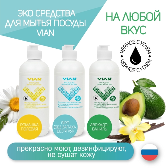 Средства для мытья посуды VIAN - а Вам год назад попалось средство с расслоением?