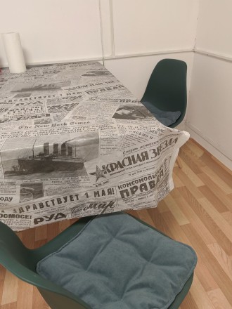 Скатерть «Газета» (ПВД, рулон 5 шт.) 110*180