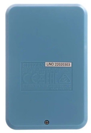 Калькулятор   8 разр. Citizen Cool4Sch карманный, питание от батарейки, голубой LC-110NR-BL