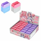 Точилка пласт. 2 отв."Фешн девочки" 3,6*3,6*2см, ассорти (247365)