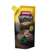 Горчица столовая КУХМАСТЕР "По-Дижонски" 140 г (дой-пак)