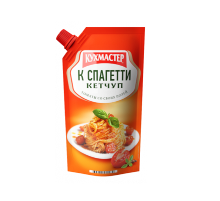 Кетчуп КУХМАСТЕР "К спагетти", 260 г (дой-пак)