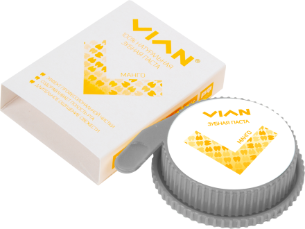 Концентрированная зубная паста VIAN "МАНГО", 25 г