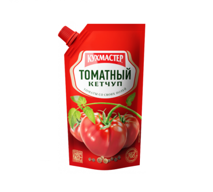 Кетчуп КУХМАСТЕР "Томатный", 260 г (дой-пак)