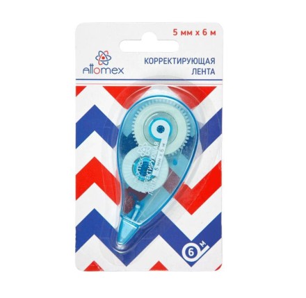 Корректирующая лента  Attomex 5 мм * 6 м, прозр. корпус, регулир. ленты