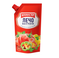 Кетчуп КУХМАСТЕР "Лечо", 350 г (дой-пак)