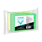 Губки большие хозяйственные VIAN SUPER с фиброй, 90*150*30, 2 шт/уп Губки большие хозяйственные VIAN SUPER с фиброй, 90*150*30, 2 шт/уп
