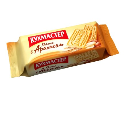 Печенье "С арахисом" сахарное 170 г