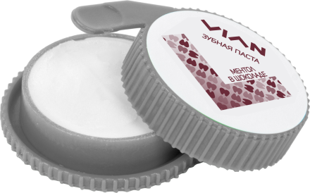 Концентрированная зубная паста VIAN "МЕНТОЛ В ШОКОЛАДЕ", 25 г