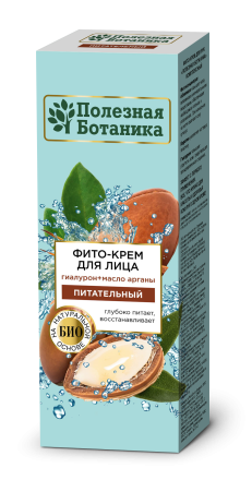 Фито-крем д/лица "Полезная ботаника" питательный, 40 мл