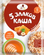 ЭВ Каша 5 злаков с медом и лесным орехом 40 г (10%)