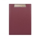 Планшет с расширяющим карманом и прижимом, А4 бордовый ДПС