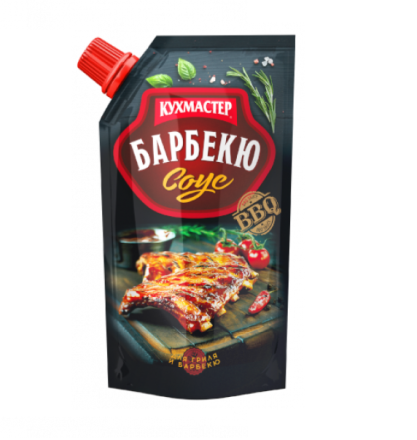 Соус КУХМАСТЕР  "Барбекю", 260 г (дой-пак)