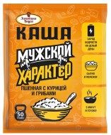 ЭВ Каша "Мужской характер" пшенная с курицей и грибами, 50 г