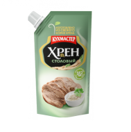 Приправа острая КУХМАСТЕР "Хрен cтоловый" нестерилизованный, 140 г (дой-пак)