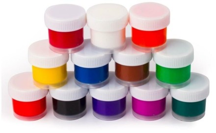 Набор акриловых красок 12 цв. 240 мл, глянцевые