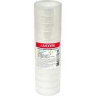 Скотч 12мм*10м, прозрачный канцелярский 35мкм, 1 шт.