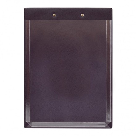 Планшет с расширяющим карманом и прижимом, А4 черный ДПС