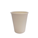 Одноразовая посуда Стакан бумажный однослойный 250 мл, белый, 1 шт.