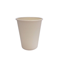 Одноразовая посуда Стакан бумажный однослойный 250 мл, белый, 1 шт.