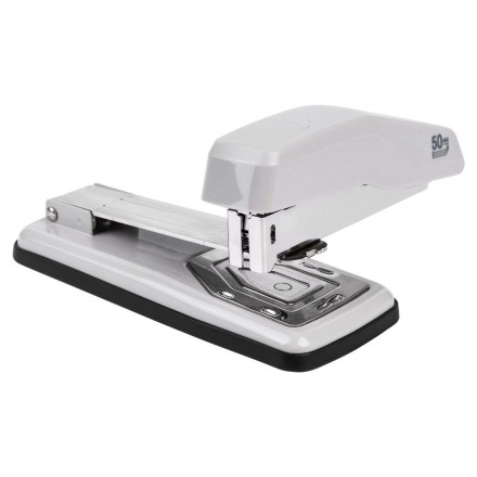 Степлер Deli 24/6, 26/6, 24/8 на 50 листов, поворотный корпус, белый