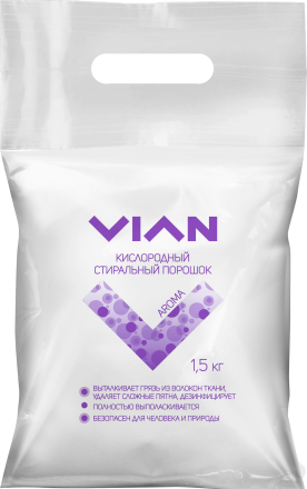 Стиральный порошок VIAN "AROMA" кислородный, 1,5 кг
