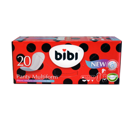 Прокладки ежедневные  "BIBI" Panty Multiform, 20 шт.