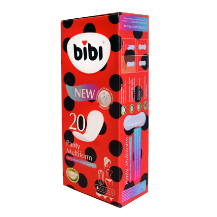 Прокладки ежедневные  "BIBI" Panty Multiform, 20 шт.
