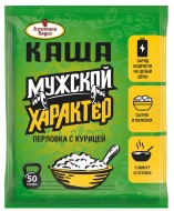 ЭВ Каша "Мужской характер" перловая с курицей, 50 г