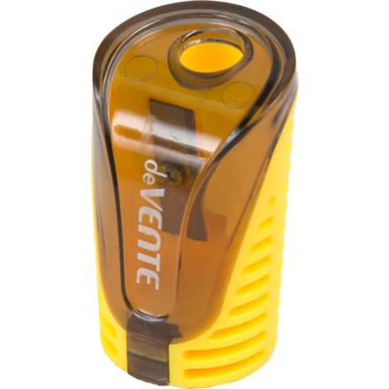 Точилка пласт. с контейнером  1 отв. "School", ассорти