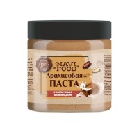 Паста арахисовая "Navifood" с молочным шоколадом без сахара, 500 г