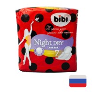 Прокладки "BIBI" Night Dry 7 шт. 6 капель, Россия