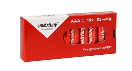 Батарейка LR-03 (AAA) Smartbuy, в боксе