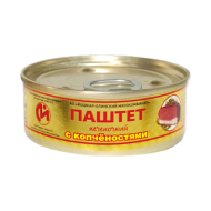 Консервы мясные Паштет печеночный с копчёностями №1 с ключом, 100 г