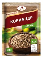 Приправа Кориандр цел ЭВ NATUREL, 10 г