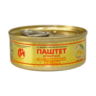 Консервы мясные Паштет печеночный со сливочным маслом №1 с ключом, 100 г