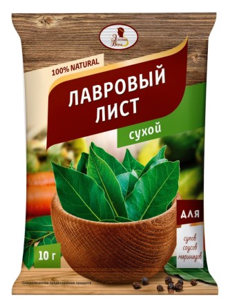 Приправа Лавровый лист ЭВ NATUREL , 10 г