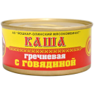 Консервы мясные Каша гречневая с говядиной №8, 325 г Консервы мясные Каша гречневая с говядиной №8, 325 г