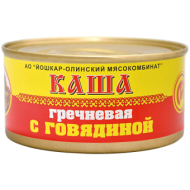 Консервы мясные Каша гречневая с говядиной №8, 325 г