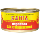Консервы мясные Каша перловая со свининой №8, 325 г Консервы мясные Каша перловая со свининой №8, 325 г
